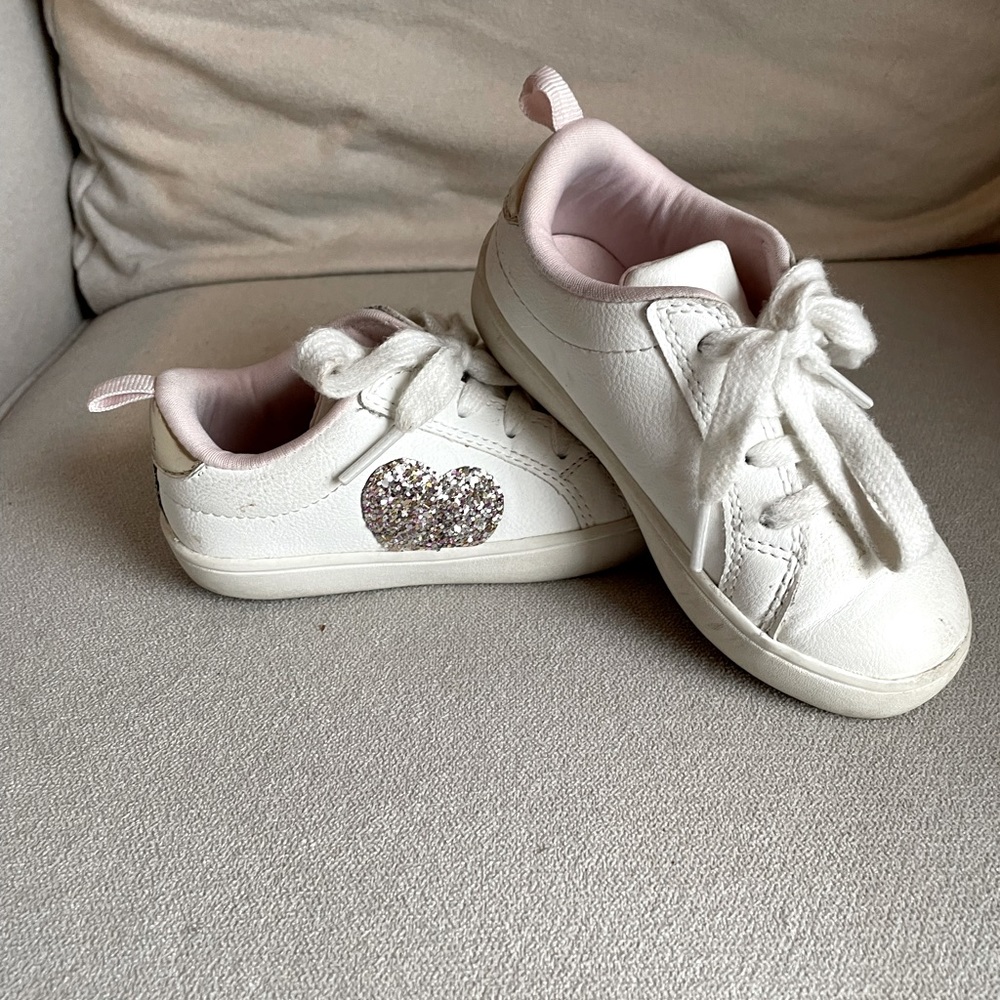Carters Girl Toddler sneakers size 8
